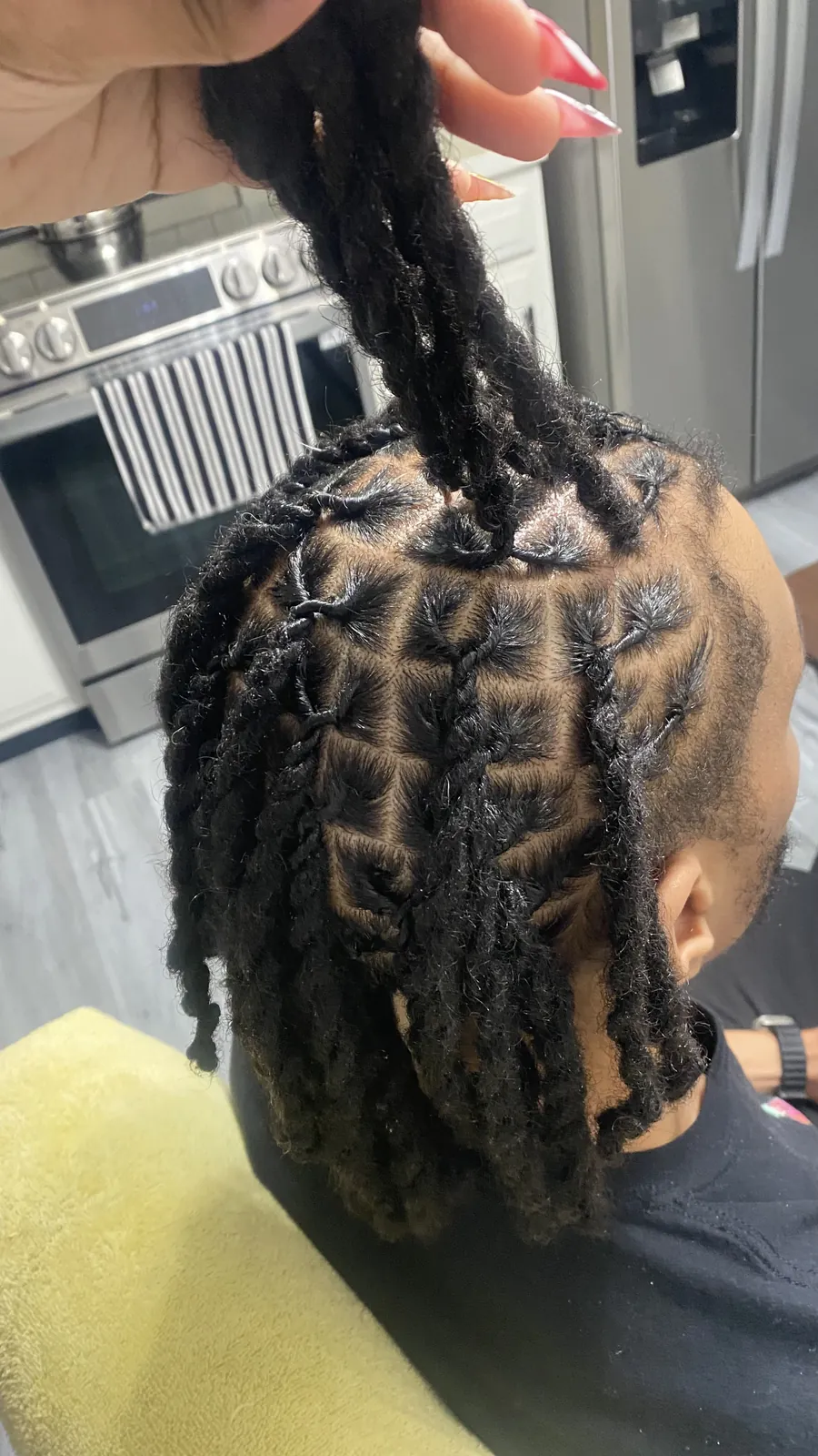 Fresh two-strand twist retwist